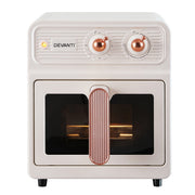 Devanti 6L Air Fryer Knob Control 1700W Cream AF-K-K-6L-CR