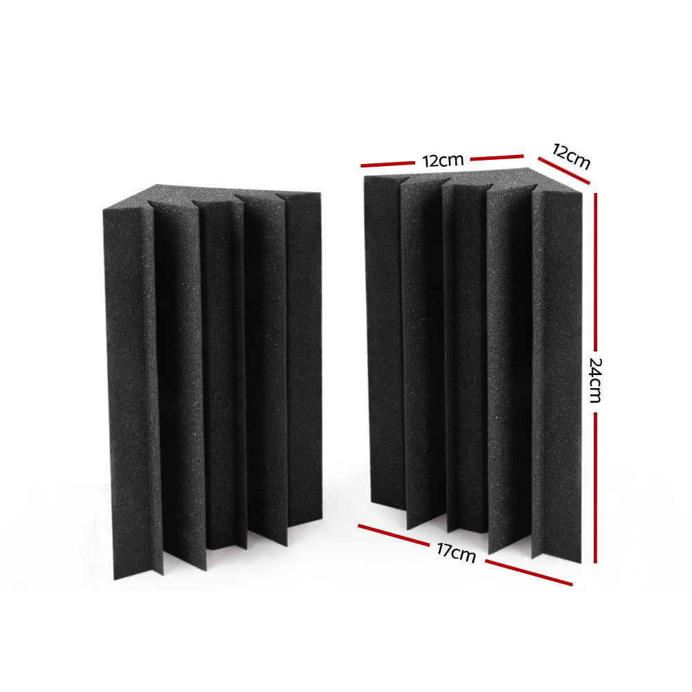 Alpha Acoustic Foam 20pcs Corner Bass Trap Sound Absorption Proofing Treatment AFB-CORNER-20