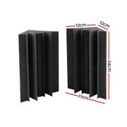 Alpha Acoustic Foam 40pcs Corner Bass Trap Sound Absorption Proofing Treatment AFB-CORNER-20X2