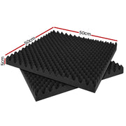 Alpha Acoustic Foam 40pcs 50x50x5cm Sound Absorption Proofing Panels Eggshell AFB-EGG-40