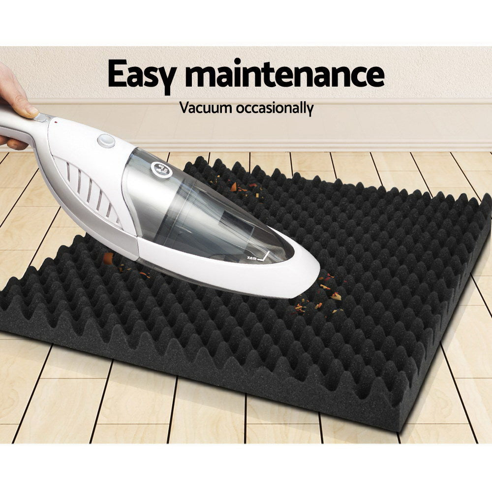 Alpha Acoustic Foam 60pcs 50x50x5cm Sound Absorption Proofing Panels Eggshell AFB-EGG-60