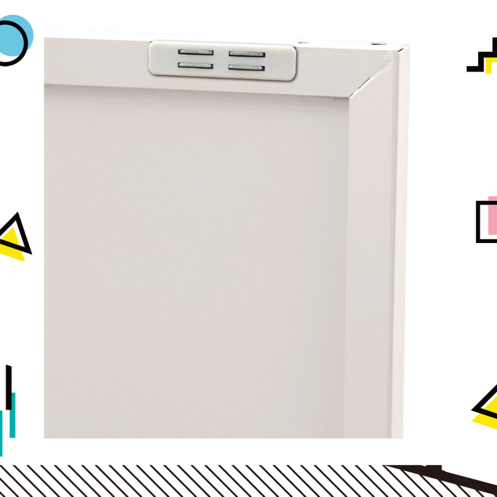 Artiss Buffet Sideboard Metal Cabinet - BASE White AI-LOCKER-LD-WH