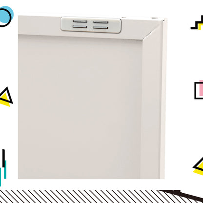 Artiss Buffet Sideboard Metal Cabinet - BASE White AI-LOCKER-LD-WH