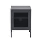 ArtissIn Bedside Table Mesh Door Cabinet - Black AI-LOCKER-M-SH-BK