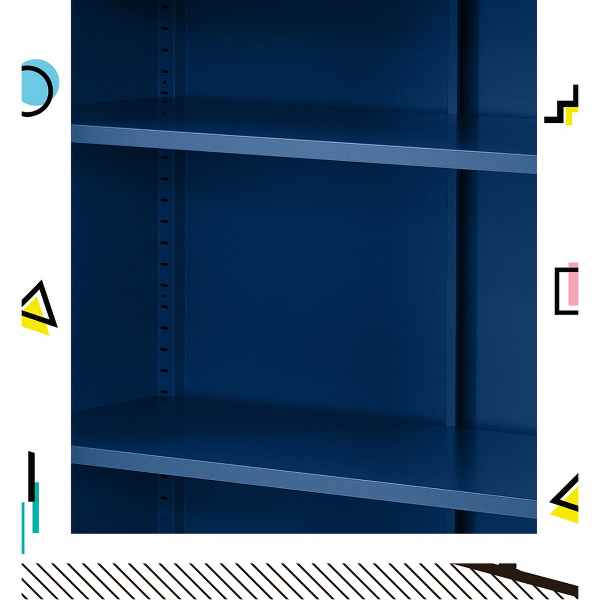 Artiss Buffet Sideboard Metal Cabinet - SWEETHEART Blue AI-LOCKER-MI-BL