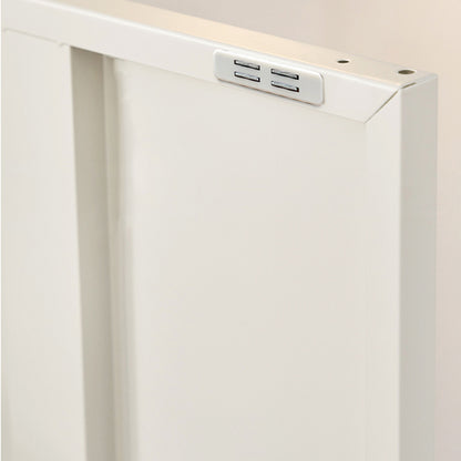 Artiss Buffet Sideboard Metal Cabinet - SWEETHEART White AI-LOCKER-MI-WH