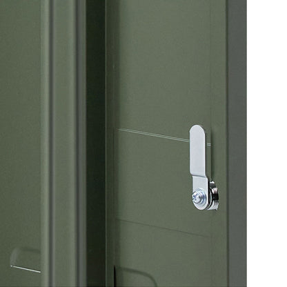 Artiss Bedside Table Metal Cabinet - Green AI-LOCKER-SH-GN