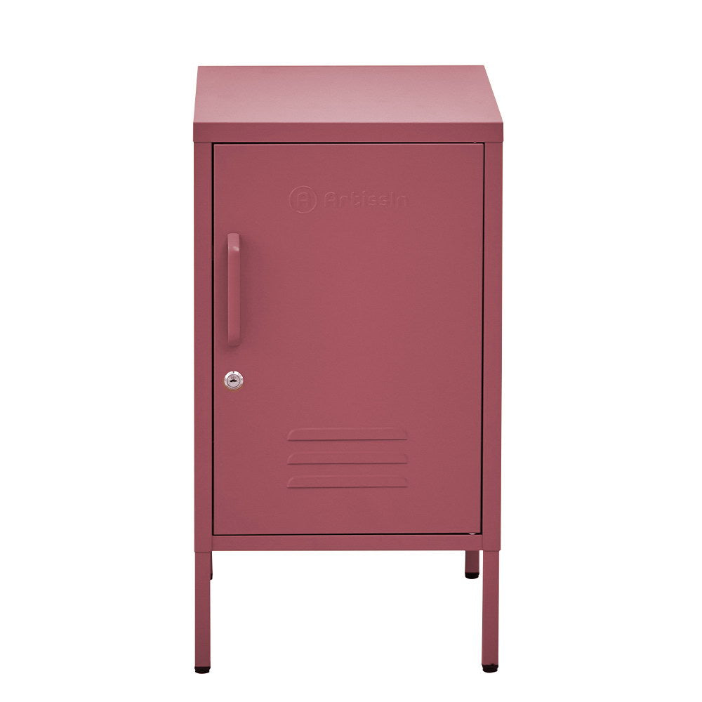 ArtissIn Bedside Table Metal Cabinet - MINI Pink AI-LOCKER-SH-PK