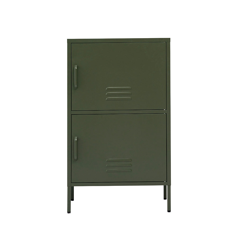 Artiss Buffet Sideboard Metal Cabinet - DOUBLE Green AI-LOCKER-SMI-GN