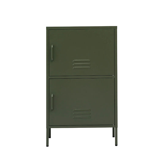 Artiss Buffet Sideboard Metal Cabinet - DOUBLE Green AI-LOCKER-SMI-GN