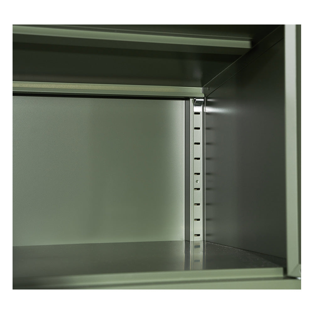 Artiss Buffet Sideboard Metal Cabinet - DOUBLE Green AI-LOCKER-SMI-GN