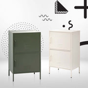 Artiss Buffet Sideboard Metal Cabinet - DOUBLE Green AI-LOCKER-SMI-GN