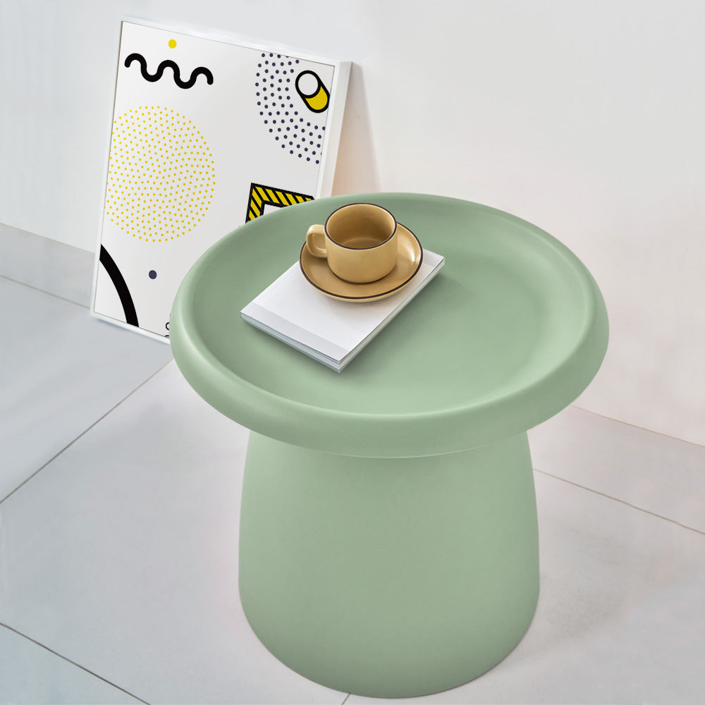 Artiss Coffee Table Round 52CM Plastic Green AI-PP-CT-S-GR