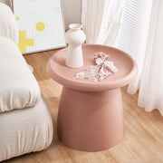 ArtissIn Coffee Table Round 52CM Plastic Pink AI-PP-CT-S-PK