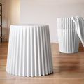 Artiss Set of 4 Cupcake Bar Stools Stackable Foot Stool White AI-PP-STOOL-C-WHX4