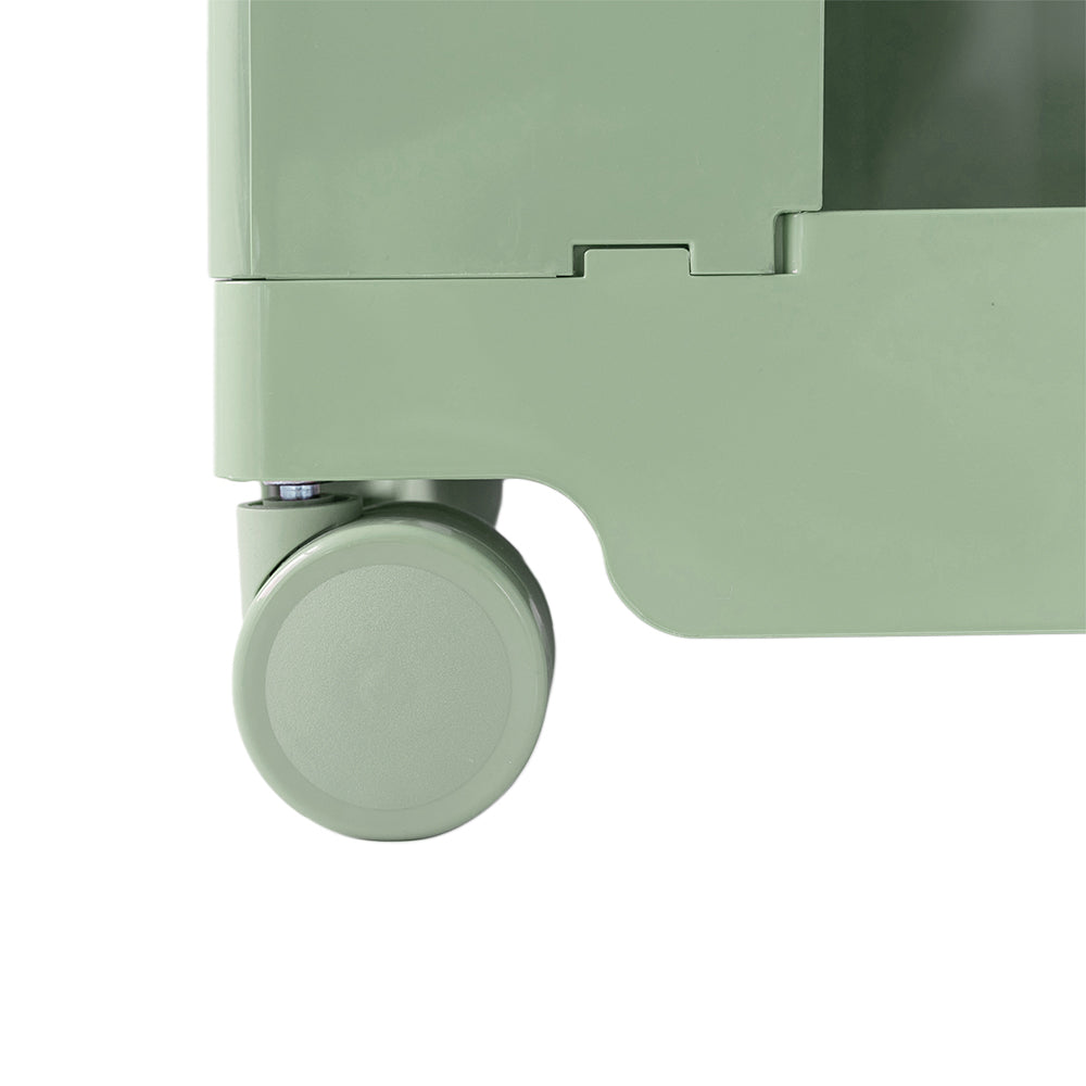 Artiss Storage Trolley Bedside Table 5 Tier Cart Boby Replica Green AI-PP-TROLLEY-L-GR