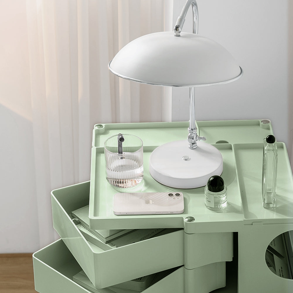 Artiss Storage Trolley Bedside Table 5 Tier Cart Boby Replica Green AI-PP-TROLLEY-L-GR