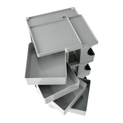 Artiss Storage Trolley Bedside Table 5 Tier Cart Boby Replica Grey AI-PP-TROLLEY-L-GY