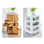 Artiss Storage Trolley Bedside Table 5 Tier Cart Boby Replica Grey AI-PP-TROLLEY-L-GY