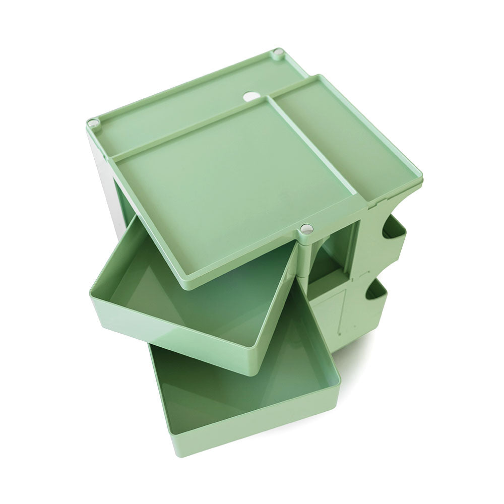 ArtissIn Storage Trolley Bedide Table 3 Tier Cart Boby Replica Green AI-PP-TROLLEY-S-GR