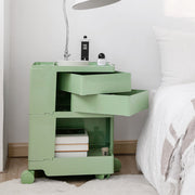 ArtissIn Storage Trolley Bedide Table 3 Tier Cart Boby Replica Green AI-PP-TROLLEY-S-GR