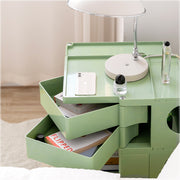 ArtissIn Storage Trolley Bedide Table 3 Tier Cart Boby Replica Green AI-PP-TROLLEY-S-GR
