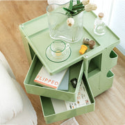 ArtissIn Storage Trolley Bedide Table 3 Tier Cart Boby Replica Green AI-PP-TROLLEY-S-GR