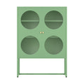 Artiss Buffet Sideboard Metal Cabinet - ELLA Green AI-SIDE-GL-03-GN-AB