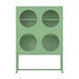 Artiss Buffet Sideboard Metal Cabinet - ELLA Green AI-SIDE-GL-03-GN-AB