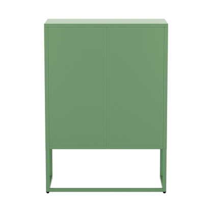 Artiss Buffet Sideboard Metal Cabinet - ELLA Green AI-SIDE-GL-03-GN-AB