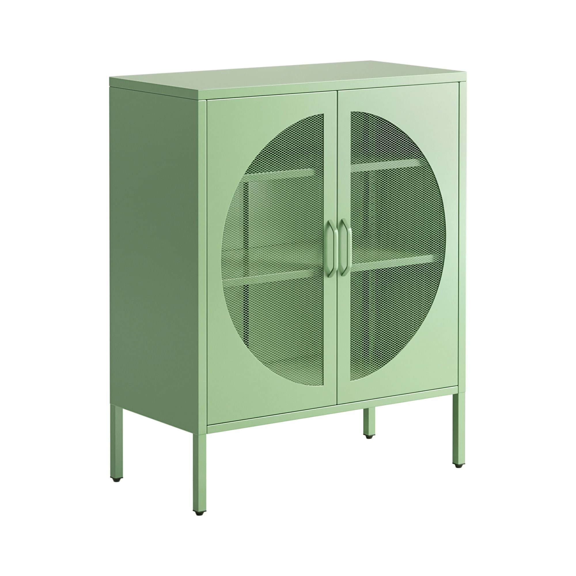 Artiss Buffet Sideboard Metal Cabinet - ELSA Green AI-SIDE-M-01-GN
