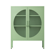 Artiss Buffet Sideboard Metal Cabinet - ELSA Green AI-SIDE-M-01-GN