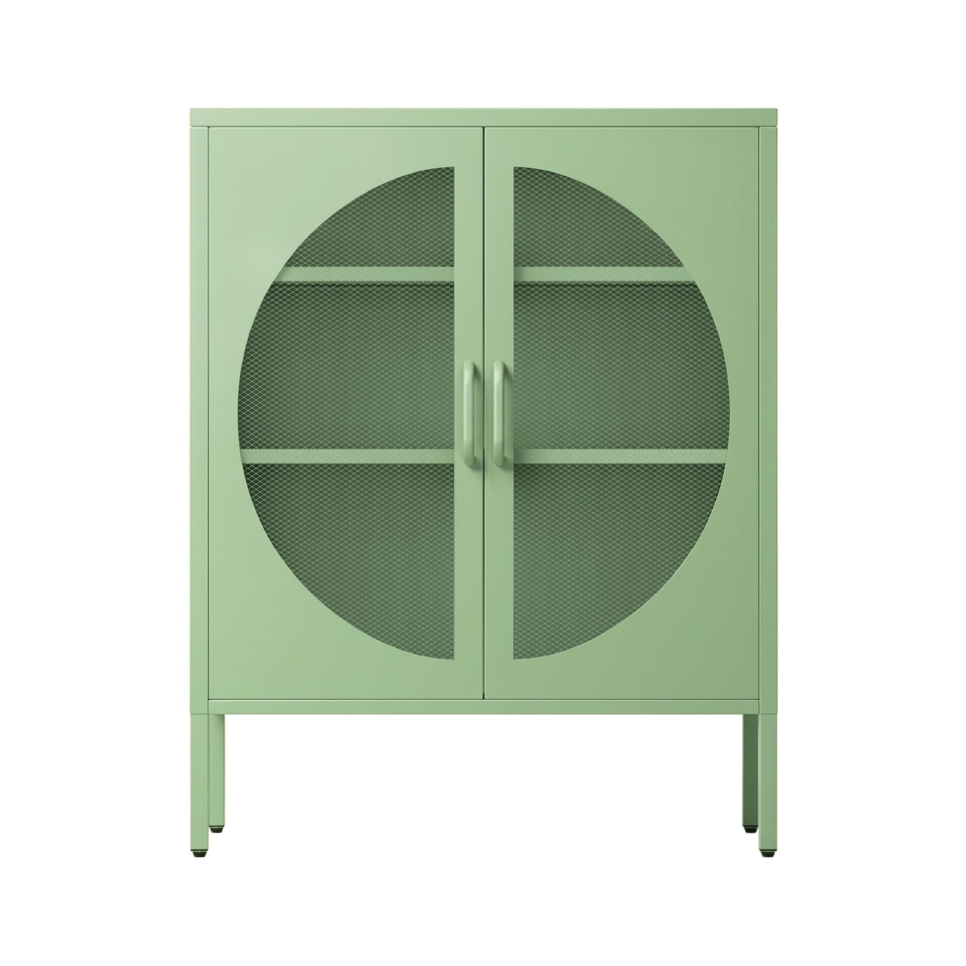 Artiss Buffet Sideboard Metal Cabinet - ELSA Green AI-SIDE-M-01-GN