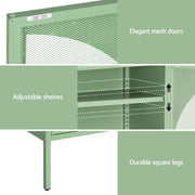Artiss Buffet Sideboard Metal Cabinet - ELSA Green AI-SIDE-M-01-GN