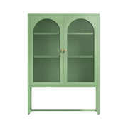 Artiss Buffet Sideboard Metal Cabinet - ELMA Green AI-SIDE-M-04-GN-AB