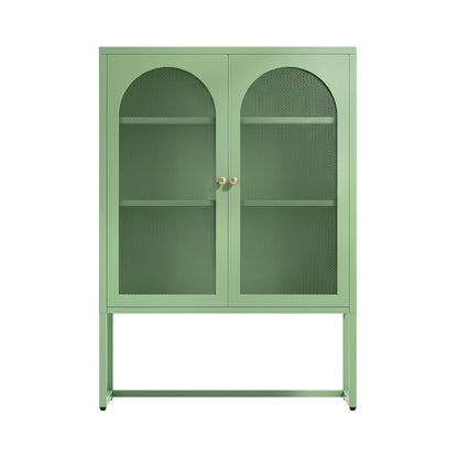 Artiss Buffet Sideboard Metal Cabinet - ELMA Green AI-SIDE-M-04-GN-AB