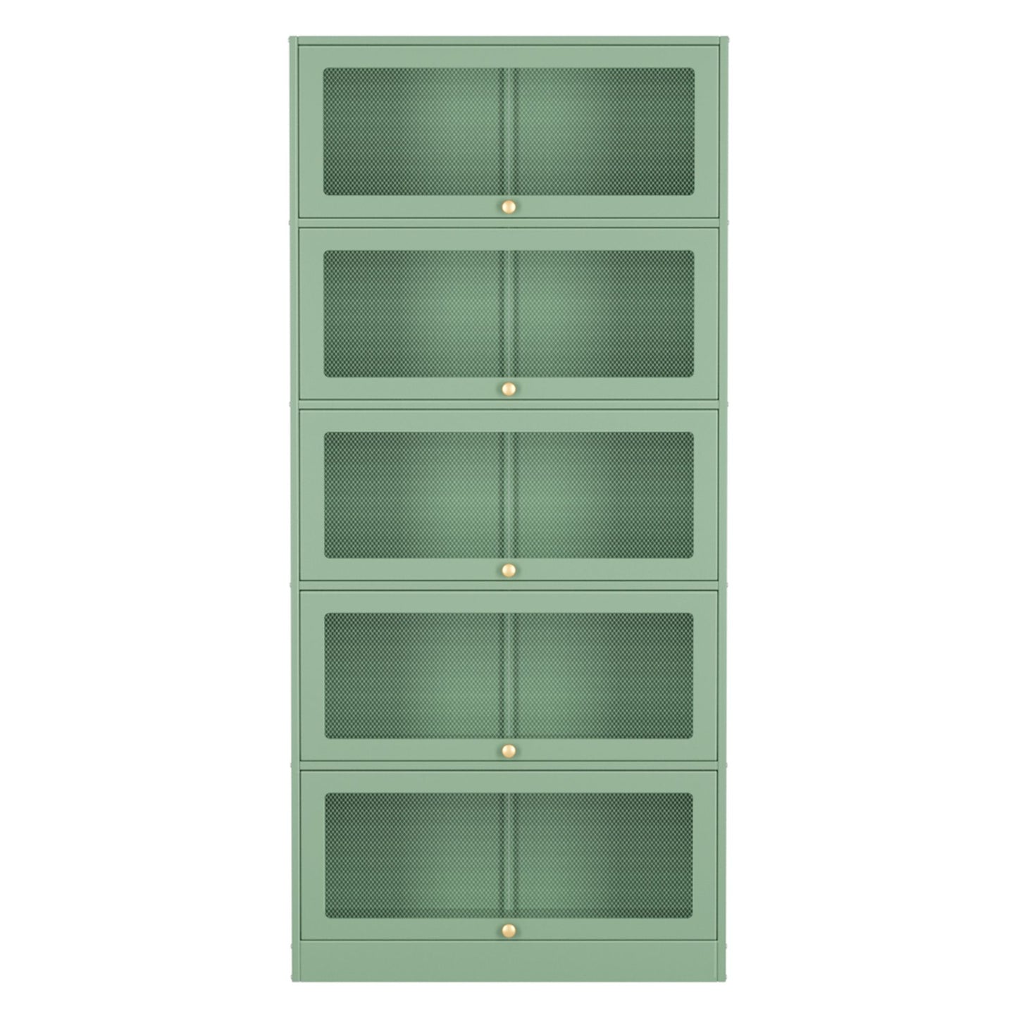 Artiss Buffet Sideboard Metal Cabinet - ELIA Green AI-SIDE-M-5D-02-GN-AB