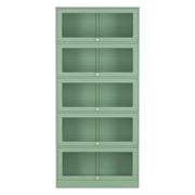 Artiss Buffet Sideboard Metal Cabinet - ELIA Green AI-SIDE-M-5D-02-GN-AB