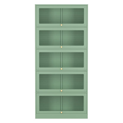 Artiss Buffet Sideboard Metal Cabinet - ELIA Green AI-SIDE-M-5D-02-GN-AB