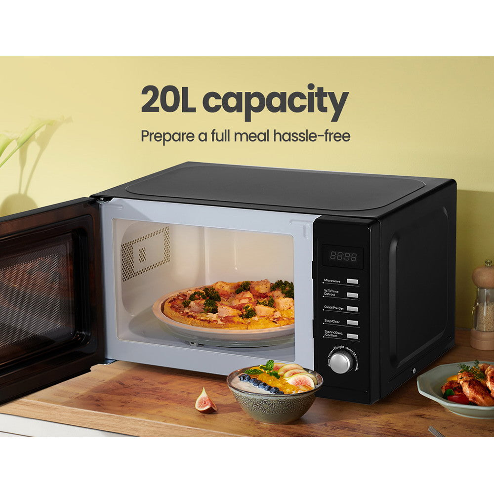Comfee 20L Microwave Oven 700W Black AM720CPW(F)-PM-BK