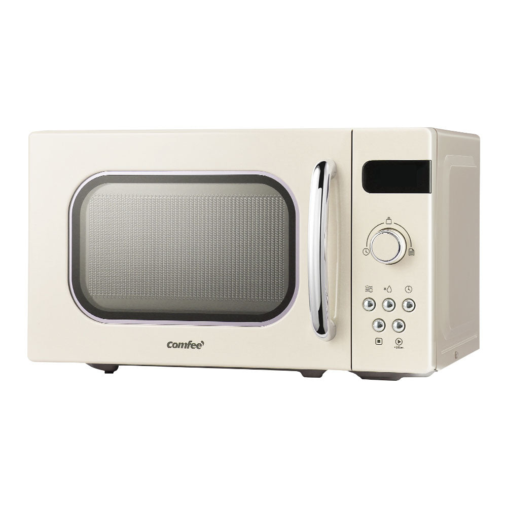 Comfee 20L Microwave Oven 800W Cream AM820C2RA(F)-PM-CR