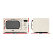 Comfee 20L Microwave Oven 800W Cream AM820C2RA(F)-PM-CR