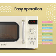 Comfee 20L Microwave Oven 800W Cream AM820C2RA(F)-PM-CR