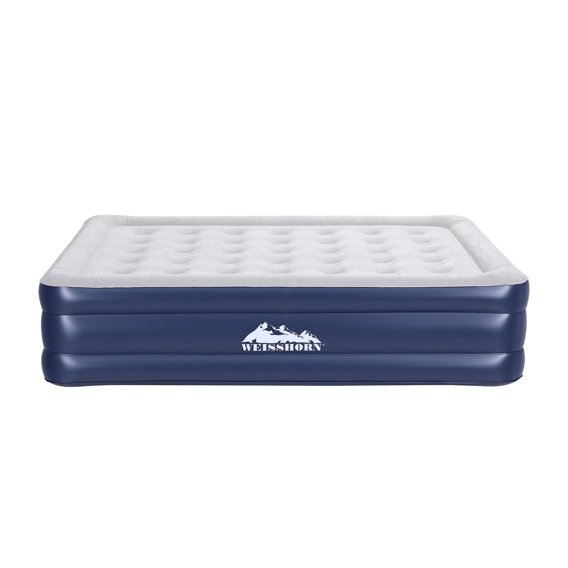 Weisshorn Air Mattress Queen Inflatable Bed 46cm Air bed Cube AMAT-CUB03-46-Q-GYBL