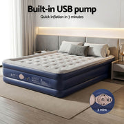 Weisshorn Air Mattress Queen Inflatable Bed 46cm Air bed Cube