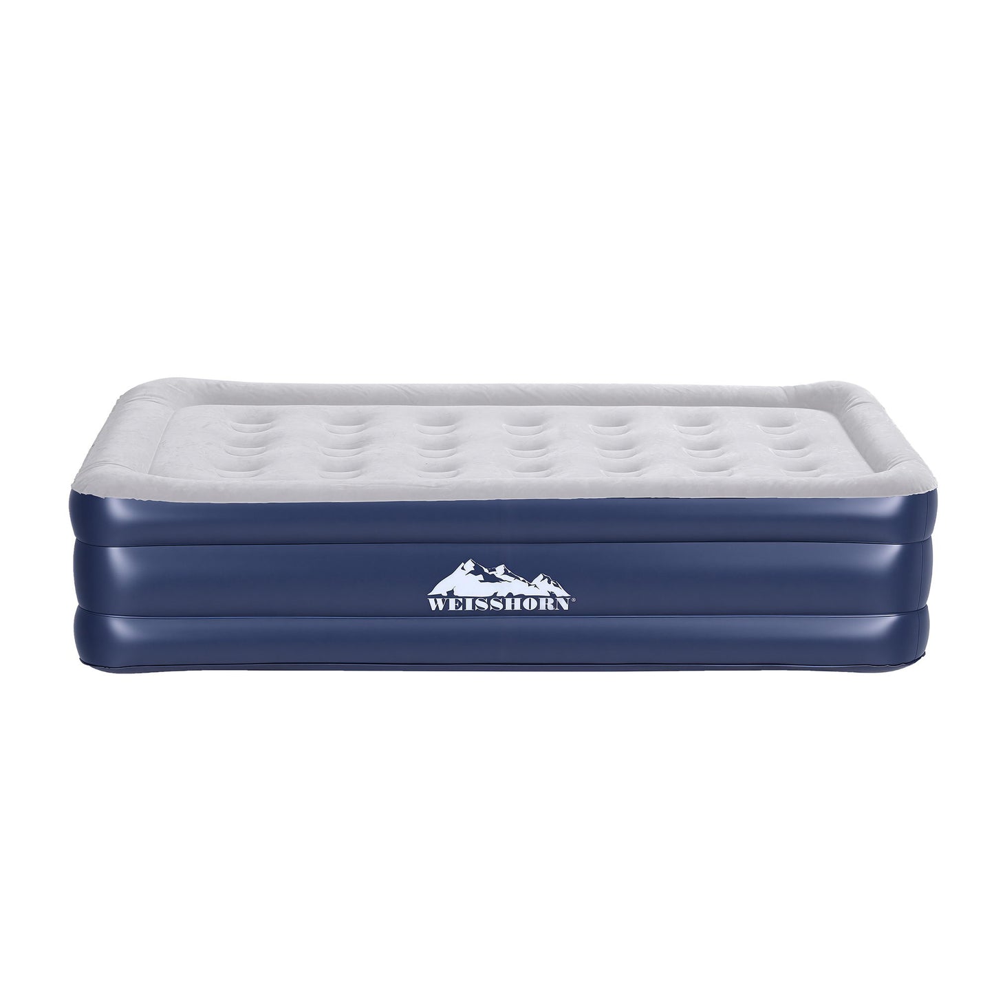 Weisshorn Air Mattress Single Inflatable Bed 46cm Air bed Cube AMAT-CUB03-46-S-GYBL