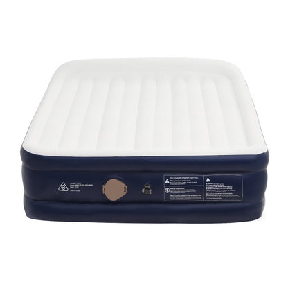 Weisshorn Air Mattress Double Inflatable Bed 46cm Air bed AMAT-PLO01-46-D-WHBL