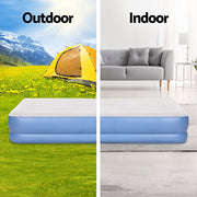 Weisshorn Air Mattress Queen Inflatable Bed 41cm Air bed AMAT-PLO02-41-Q-WHBL