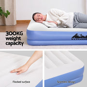 Weisshorn Air Mattress Queen Inflatable Bed 41cm Air bed AMAT-PLO02-41-Q-WHBL
