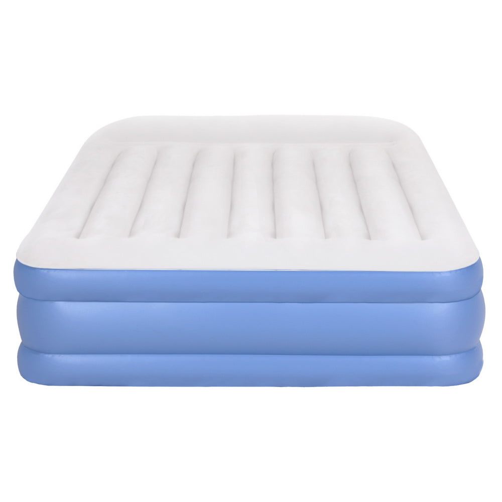 Weisshorn Air Mattress Queen Inflatable Bed 50cm Air bed AMAT-PLO02-50-Q-WHBL